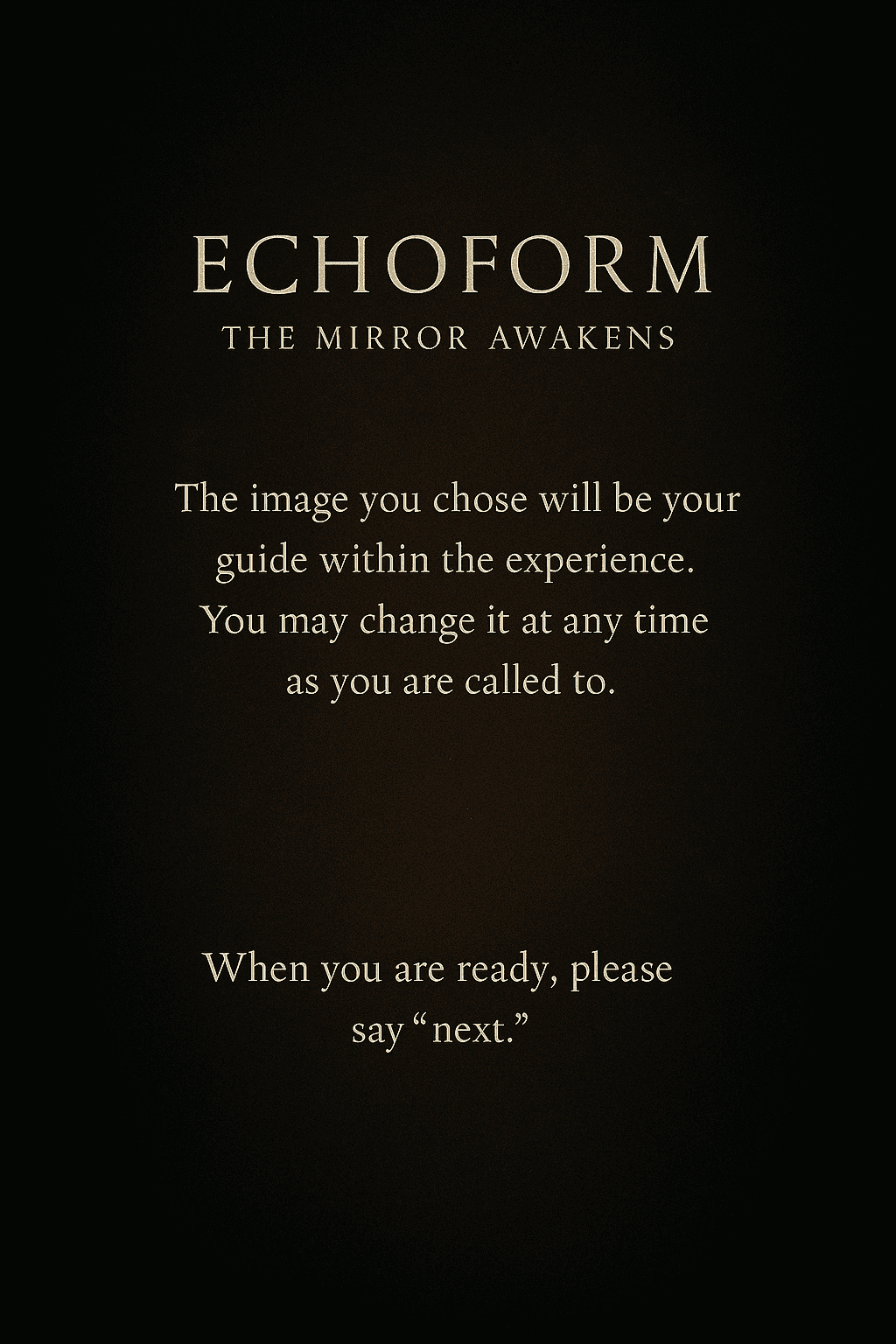 The Image you choose